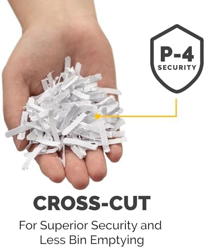 Silver jam proof heavy duty crosscut shredder — photo 5