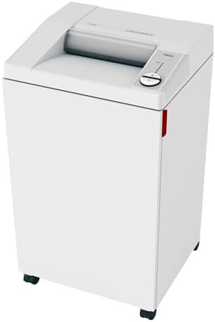 Commercial cross cut shredder with 26 gallon bin