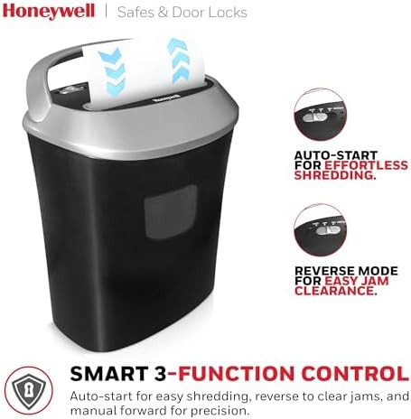Black cross cut home office shredder — photo 4