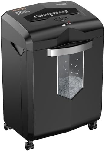 Micro cut shredder with 60 minute run time