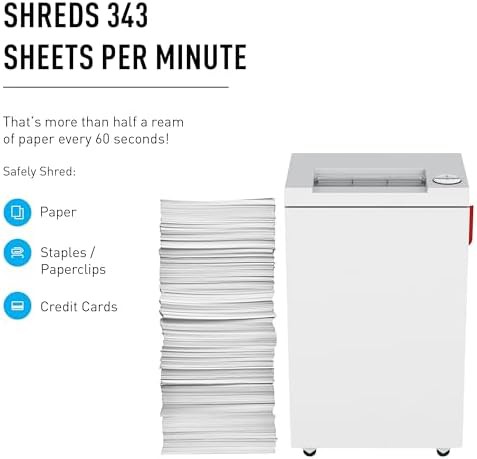 High security cross cut deskside paper shredder — photo 5