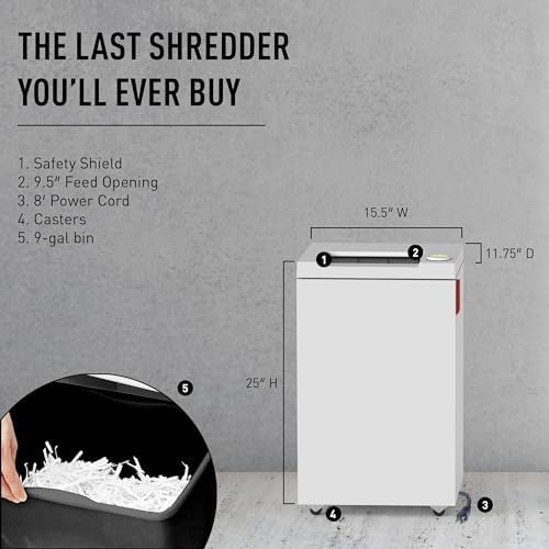 High security super micro cut deskside shredder — photo 3