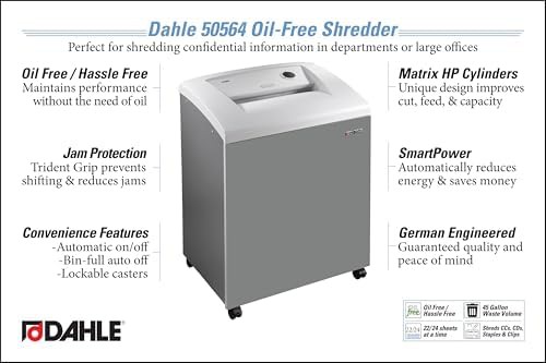High capacity 45 gallon bin shredder — photo 5