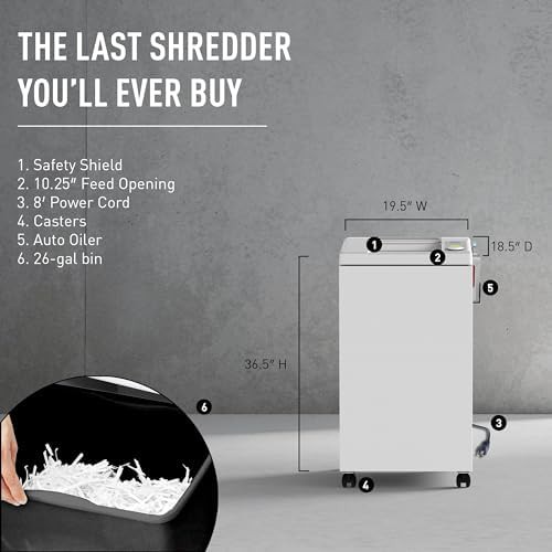 Centralized cross cut shredder with automatic oiler — photo 3