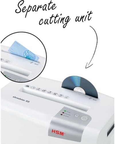 White shredstar cross cut home shredder — photo 4