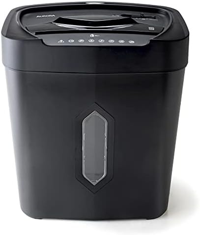 Crosscut shredder with five gallon wastebasket