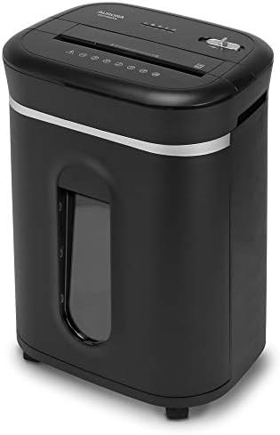 Anti jam crosscut shredder six gallon bin