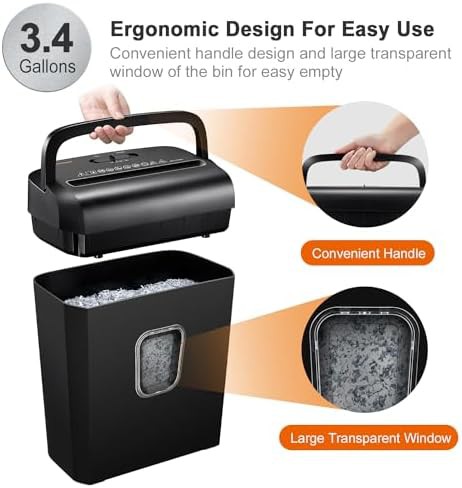 Six sheet micro cut home shredder — photo 5