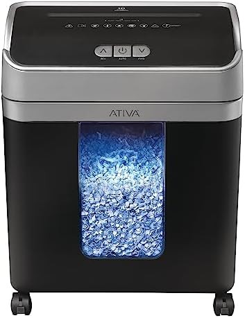 Black ten sheet micro cut shredder