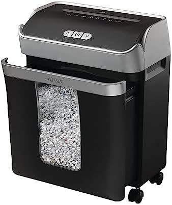 Black ten sheet micro cut shredder — photo 5