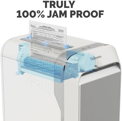 White micro cut jam proof shredder — photo 3