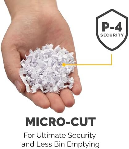 White micro cut jam proof shredder — photo 5