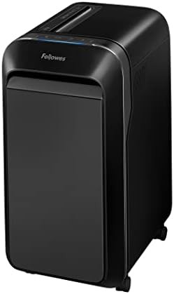 Black manual micro cut paper shredder