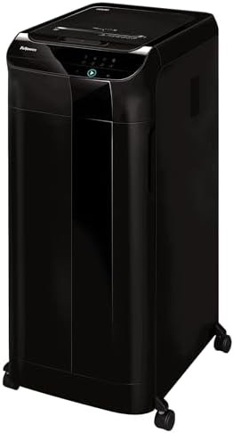 Black auto feed micro cut shredder