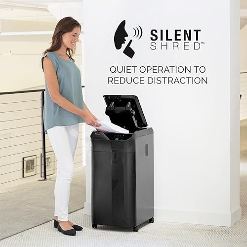 Black auto feed micro cut shredder — photo 5