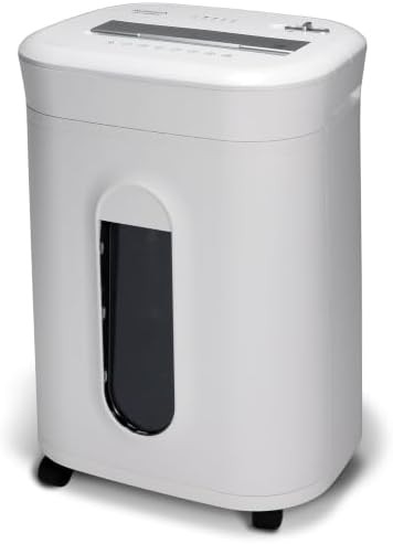 White 10 sheet high security micro cut shredder