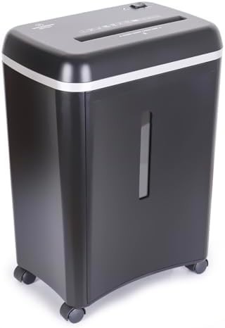 Black super micro cut paper shredder