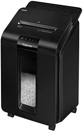 Renewed black auto feed micro cut shredder