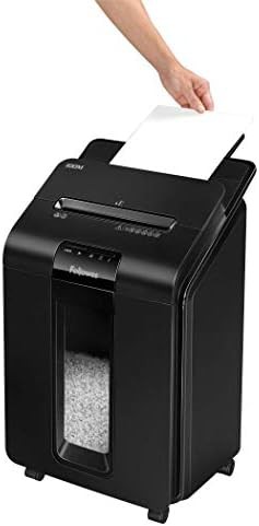 Renewed black auto feed micro cut shredder — photo 3