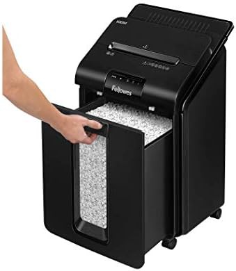 Renewed black auto feed micro cut shredder — photo 4