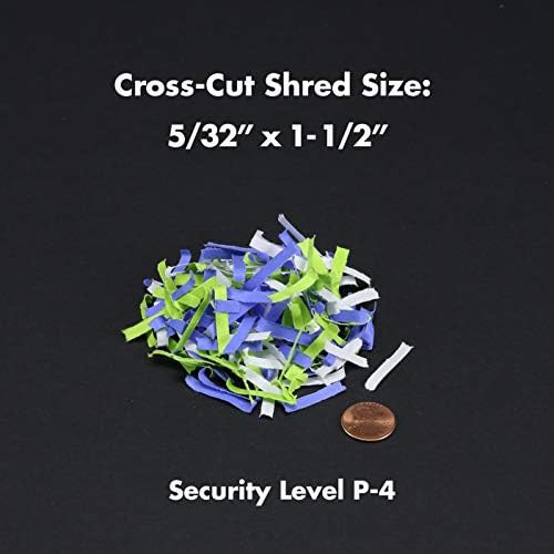 Heavy duty 22 sheet anti jam crosscut shredder — photo 3