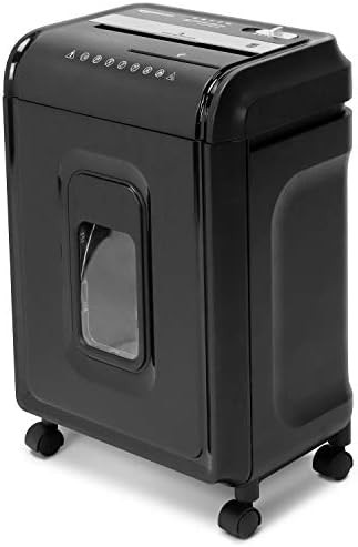 Anti jam crosscut shredder four gallon pullout