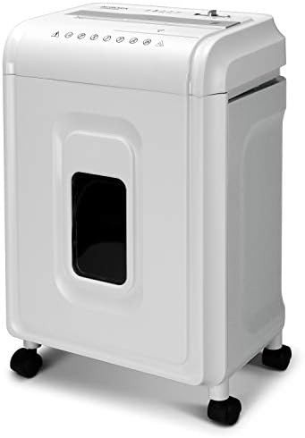 White 12 sheet anti jam crosscut shredder