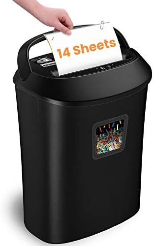 Anti jam 14 sheet cross cut shredder