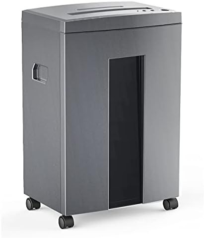 Black heavy duty cross cut shredder