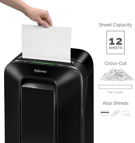 Personal anti jam cross cut shredder — photo 3