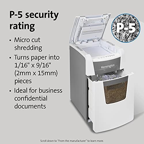 Auto feed micro cut 150 sheet shredder — photo 3