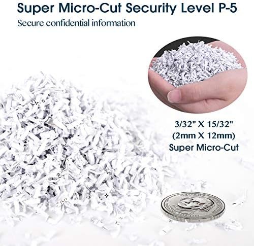 Black ten sheet micro cut shredder — photo 5