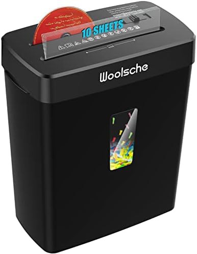 Ten sheet cross cut manual shredder