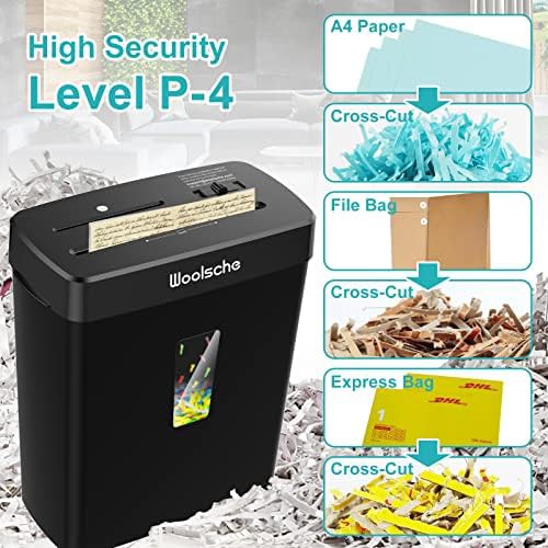 Ten sheet cross cut manual shredder — photo 3