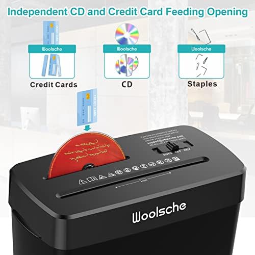 Ten sheet cross cut manual shredder — photo 4