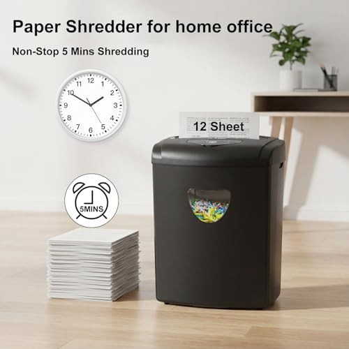 Twelve sheet heavy duty cross cut shredder — photo 4