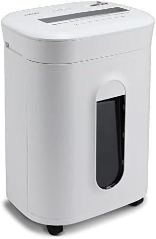 White ten sheet high security micro cut shredder