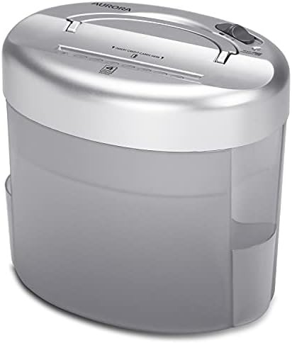 Desktop style 4 sheet cross cut shredder