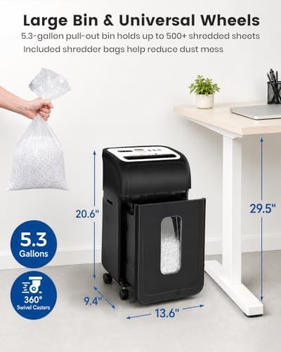 Heavy duty 14 sheet micro cut shredder — photo 5
