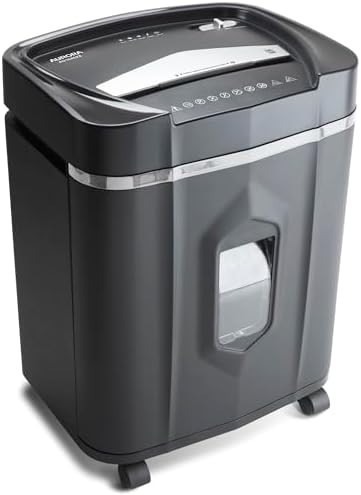 Anti jam sixteen sheet crosscut paper shredder
