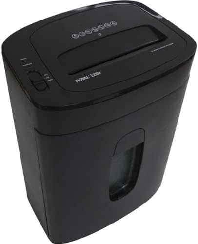 Twelve sheet crosscut document shredder