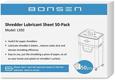 Paper shredder sharpening and lubricant sheets
