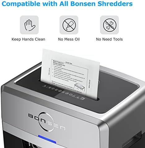 Paper shredder sharpening and lubricant sheets — photo 4
