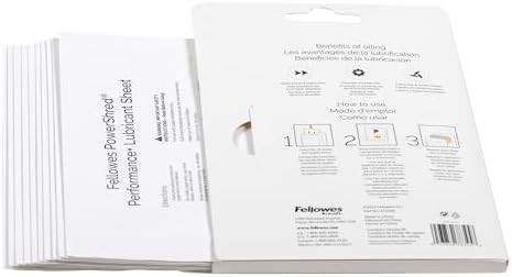 Lubricant sheets for paper shredder maintenance — photo 5