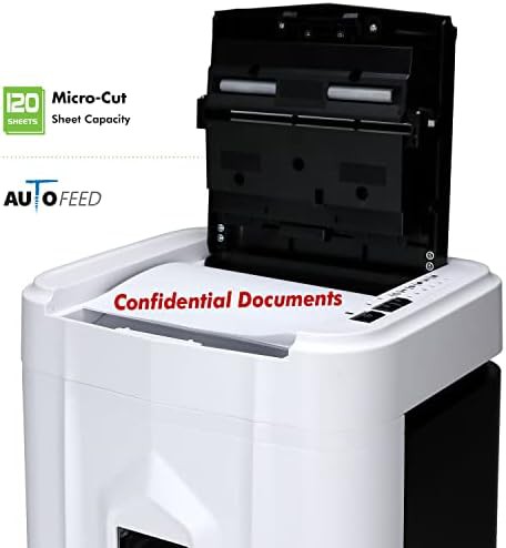 White 120 sheet auto feed micro cut — photo 3
