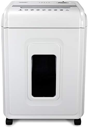 Micro cut shredder with 7 gallon bin