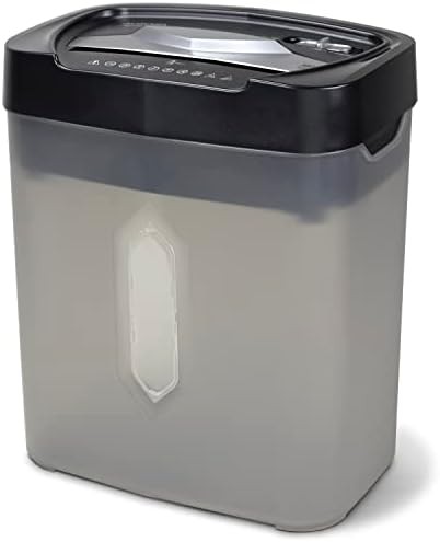 Black and gray anti jam crosscut shredder