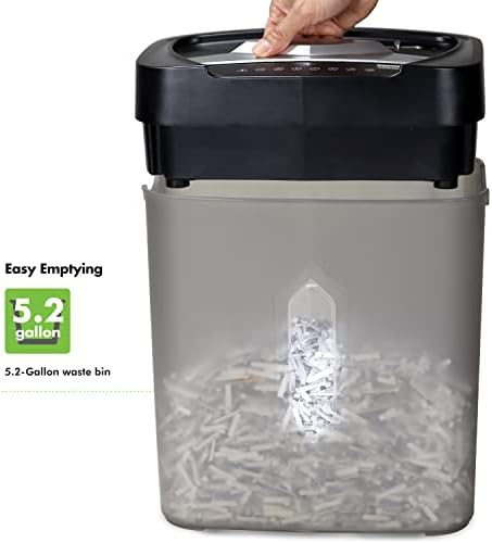 Black and gray anti jam crosscut shredder — photo 4