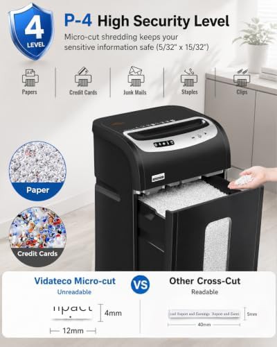 Heavy duty 18 sheet micro cut shredder — photo 4