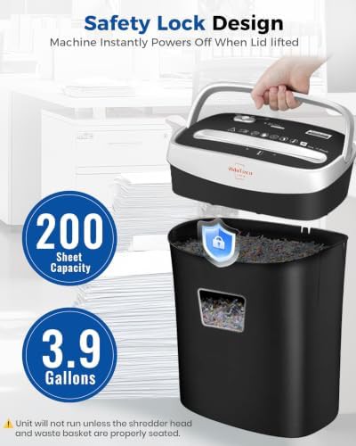 Compact 10 sheet home office shredder — photo 5